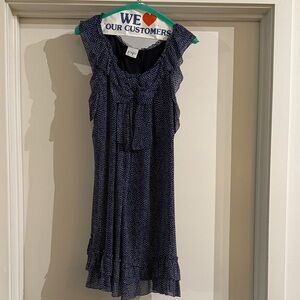 Paola Frani Black and White Polka Dot Dress